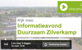 Livestream informatieavond duurzaam Zilverkamp